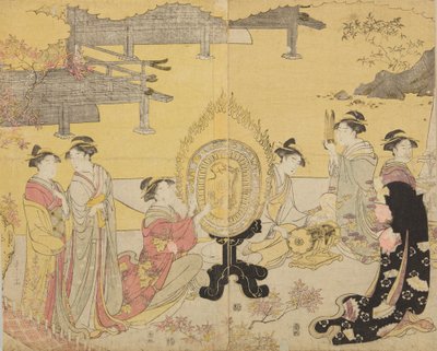 楽器を持つ女性たち, シリーズ『風流やつし源氏』より 作： 長文祭栄司