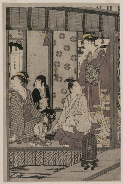朝顔 (源氏物語 雅モダン装束より) 作： Chobunsai Eishi