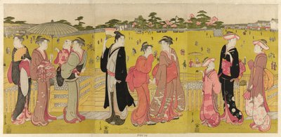 上野の三橋付近を散策 作： Chobunsai Eishi