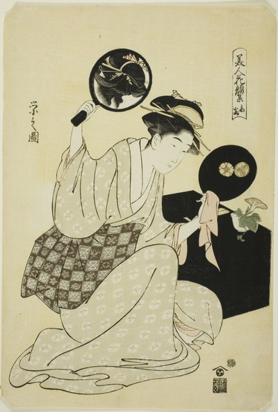 高島 「美人華巌集」より 作： Chobunsai Eishi