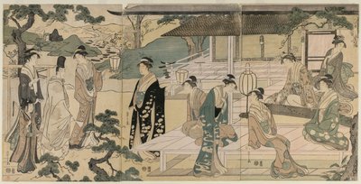 源氏物語 松風編（源氏物語 雅モダン装束より） 作： Chobunsai Eishi