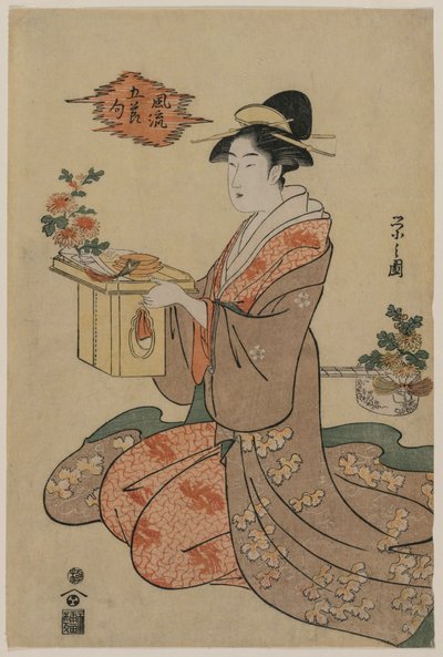 1790年代半ば、菊... 作： Chobunsai Eishi