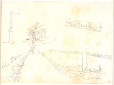 湖沿いの歩道 作： Christen Købke