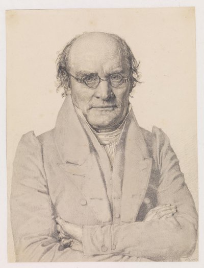 Frederik Christian Sibbern 教授の肖像 作： Christen Købke