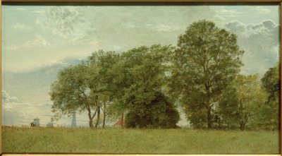 街に面した側の城壁 作： Christen Schjellerup Købke