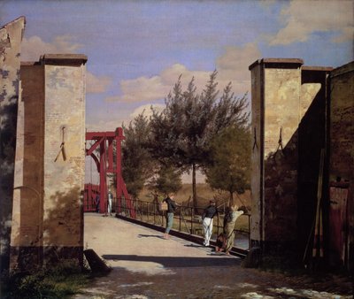 城塞の北門、1834 作： Christen Schjellerup Kobke