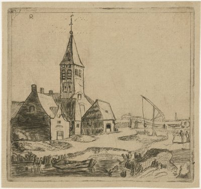 村の教会 作： Christiaan Friedrich Ruppe