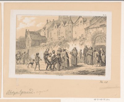 エグモンド修道院、13世紀 作： Christiaan Lodewijk van Kesteren