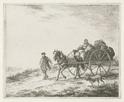 農夫の荷車 作： Christiaan Wilhelmus Moorrees