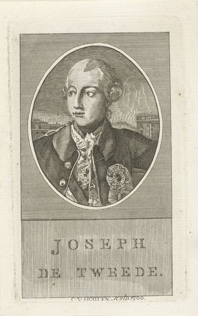 ドイツ皇帝ヨーゼフ2世の肖像 作： Christiaan van Houten