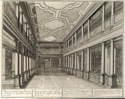 ライブラリーFrom：帝国科学アカデミーの建物、1741 作： Christian Albrecht Wortmann