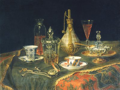 ボヘミアングラス、カップ、時計 作： Christian Berentz