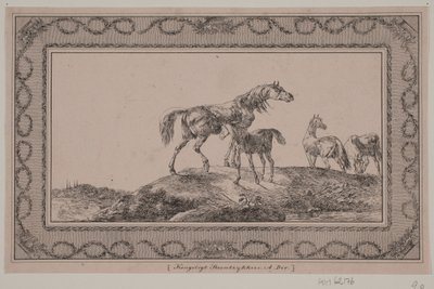 彼女の子馬を持つ牝馬 作： Christian David Gebauer