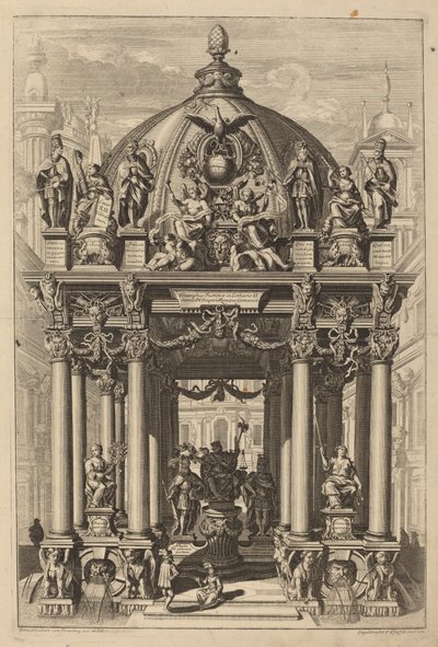ロタリウス 2 世の凱旋門 作： Christian Engelbrecht and Johann Andreas Pfeffel, after Peter Schubert von Ehrenberg