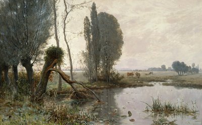 牛のいる風景 作： Christian Eriksen Skredsvig