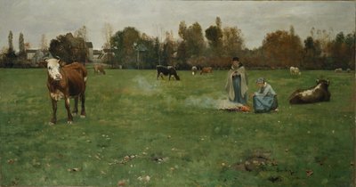 羊飼いの女の子 作： Christian Eriksen Skredsvig