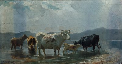 無題（キャンバスに油彩） 作： Christian Eriksen Skredsvig