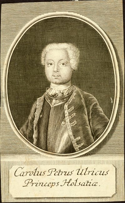 ホルシュタイン・ゴットルプのカール・ペーター・ウルリッヒ公爵の肖像 1728-1762, 1734. 作： Christian Friedrich Fritzsch
