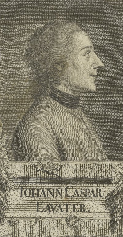 詩人で人相学者のヨハン・カスパー・ラヴァーター1741-1801、1773年の肖像。 作： Christian Friedrich Fritzsch