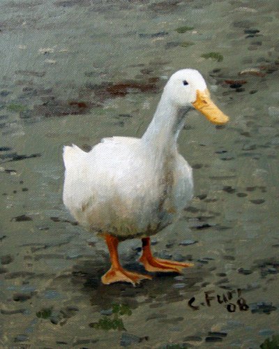 ガチョウ 2006年 （キャンバスに油彩） 作： Christian Furr