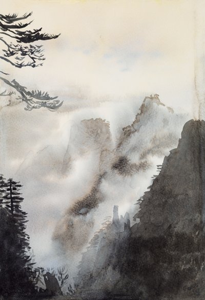 信じ始めること、2015年（紙に水彩画） 作： Christian Furr