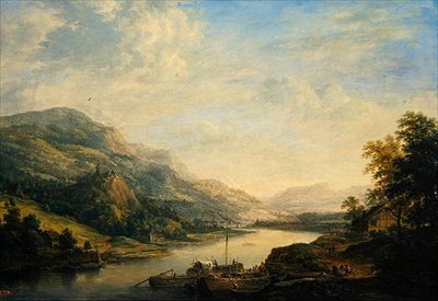 ドイツ、主要地域、1750年頃（木に油彩） 作： Christian Georg the Elder Schuetz