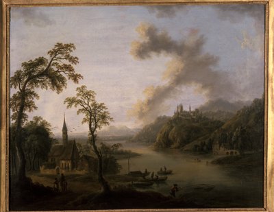 川の風景 作： Christian Georg the Elder Schuetz