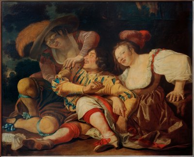 放蕩息子と娼婦たち 作： Christian Gillisz. van Couwenbergh