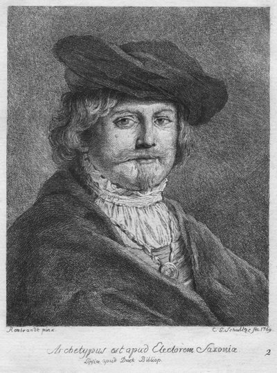 明らかにザクセンの選挙人。ダックドブリゾッファーのリプシク、1769 作： Christian Gottfried Schultze