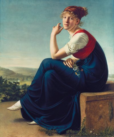 ハインリケ・ダネッカーの肖像、1802年 作： Christian Gottlieb Schick