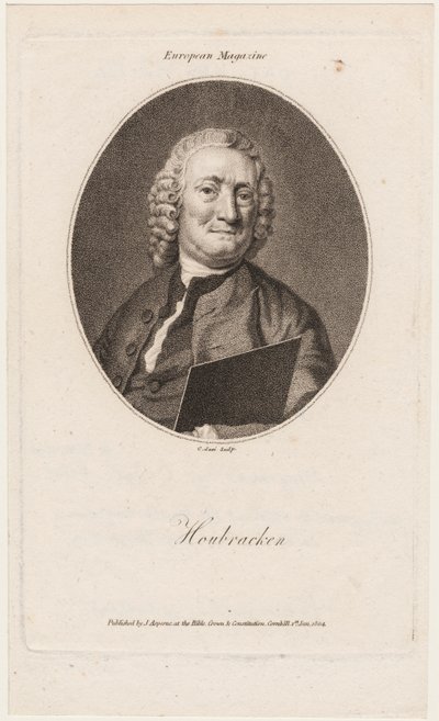 「ヨーロッパの雑誌」からのHoubraken、1804 作： Christian Josi