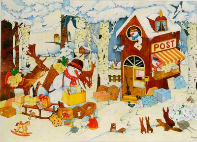 クリスマスオフィス 作： Christian Kaempf
