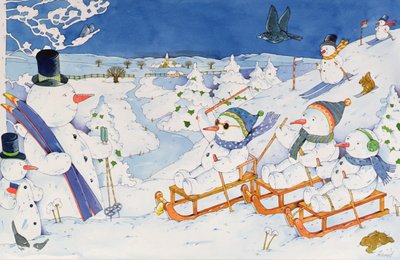 雪だるまトボガニング 作： Christian Kaempf
