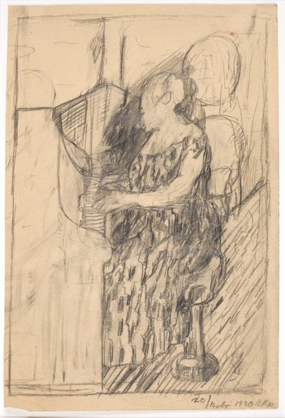 ピアノの女性 作： Christian Kongstad Petersen