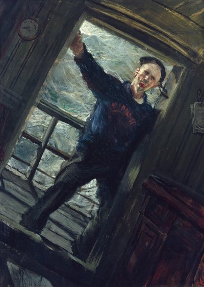 イン・ザ・ステア・オープニング（絵画） 作： Christian Krohg