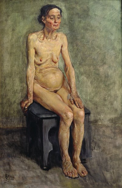 老妻 作： Christian Krohg