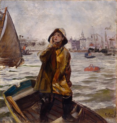 ベルゲンス・ヴォーグのパイロット・ボーイ（ベイ） 作： Christian Krohg