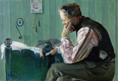 ポートレート、Terje Vigen（キャンバスに油彩） 作： Christian Krohg