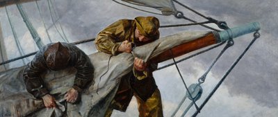 帆のサンゴ礁 作： Christian Krohg