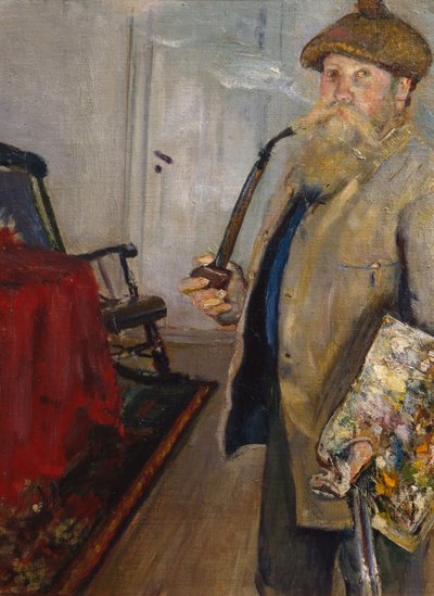 自画像 作： Christian Krohg