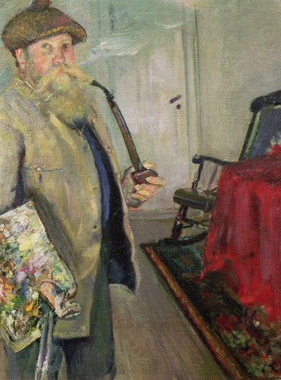 自画像 作： Christian Krohg
