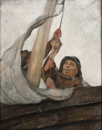出航 作： Christian Krohg
