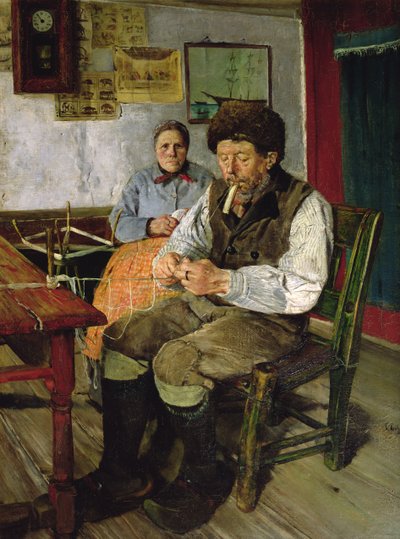 ネットバインダー 作： Christian Krohg