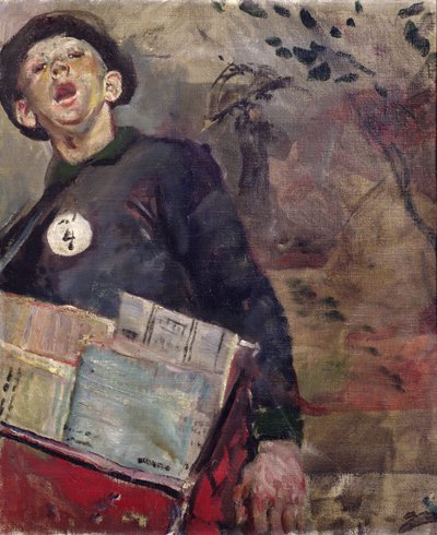新聞少年 作： Christian Krohg