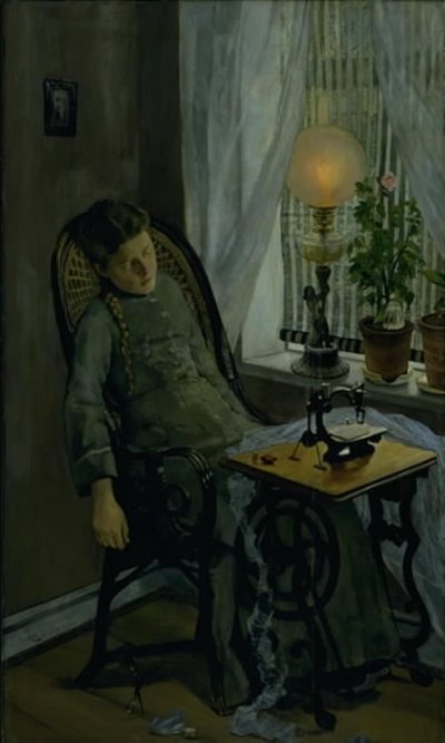 お針子 作： Christian Krohg