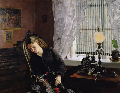 お針子 作： Christian Krohg