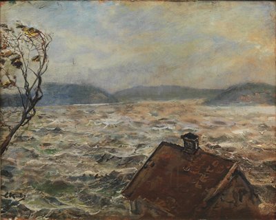 Bjelkevikenからの眺め 作： Christian Krohg