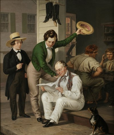 ニュースを読む、1844 作： Christian Mayr