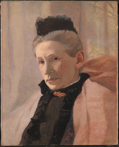 Frederikke von Scholten、旧姓 Arendrup、芸術家の義母 作： Christian Mourier Petersen
