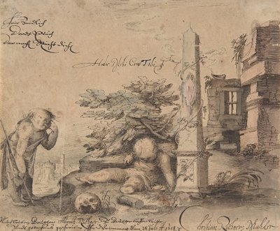 人生の儚さの寓意、1618年。 作： Christian Richter
